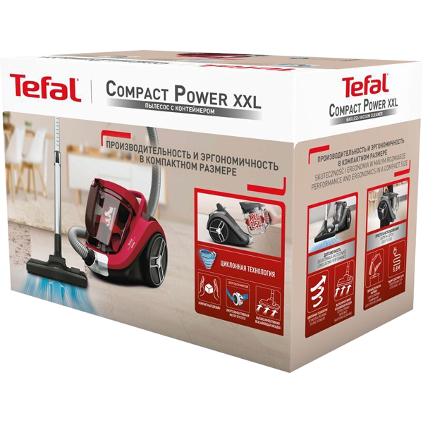 Пылесос с контейнером для пыли Tefal TW4853EA