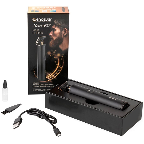 Машинка для стрижки волос Endever Sven-987 (90265) черный