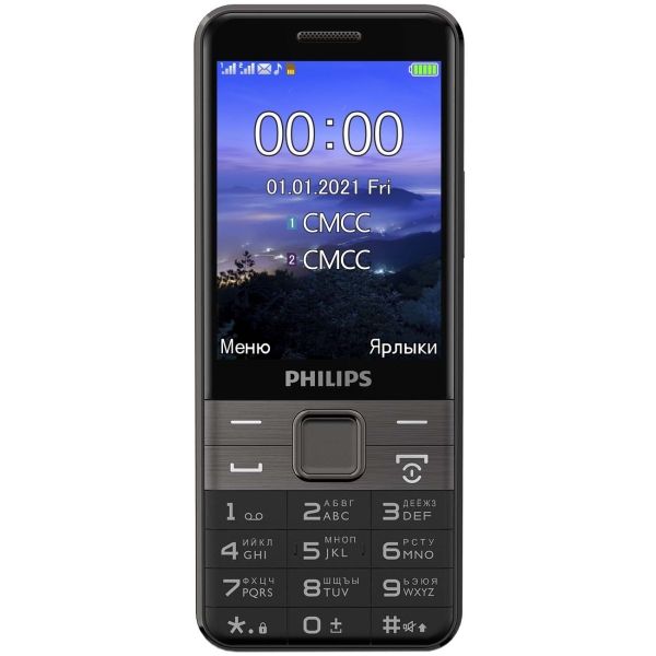 Мобильный телефон Philips Xenium E590 Black фото