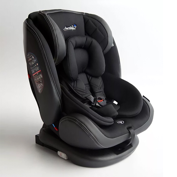 Детское автокресло Amarobaby ST-3 Isofix класс D, группа 0 /1/2/3 черное