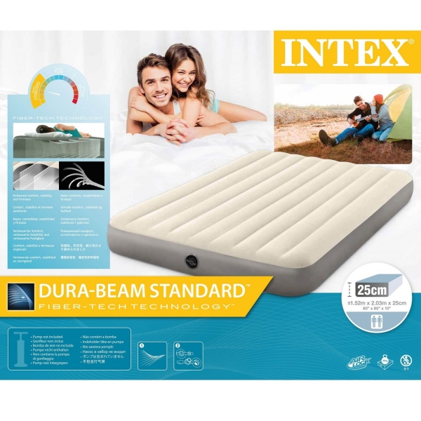 Матрас надувной Intex 64103 DeLuxe Single-High 152см