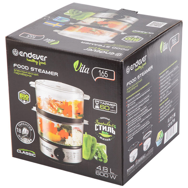 Пароварка Endever Vita-165 90033