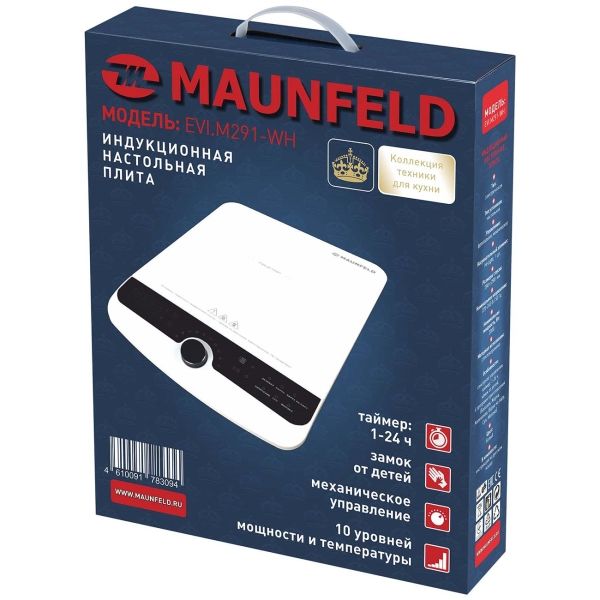 Электрическая плитка Maunfeld EVI.M291-WH