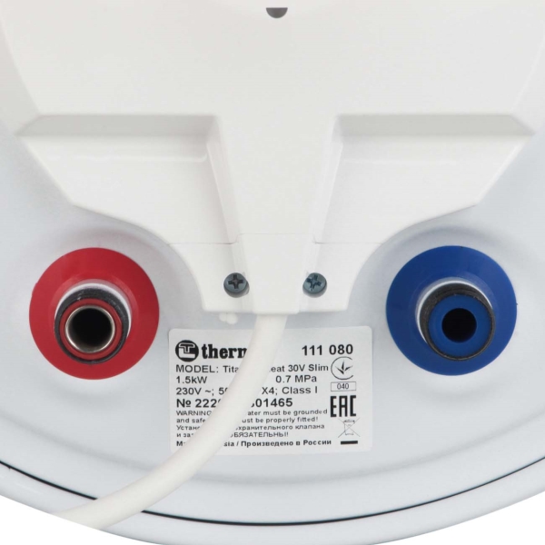 Водонагреватель накопительный Thermex TitaniumHeat 30 V Slim