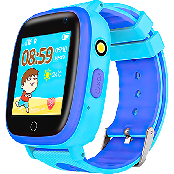 Часы с GPS трекером Prolike PLSW11BL голубые