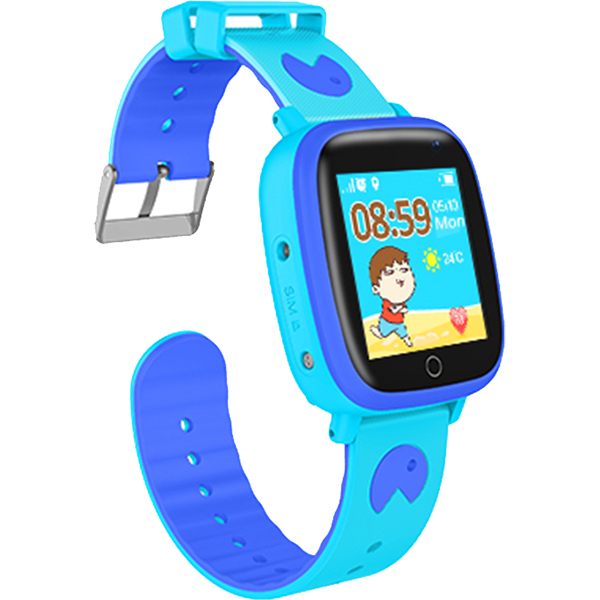 Часы с GPS трекером Prolike PLSW11BL голубые