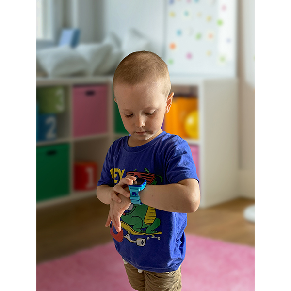 Часы с GPS трекером Prolike PLSW11BL голубые