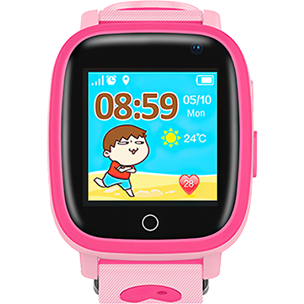 Часы с GPS трекером Prolike PLSW11PN розовые