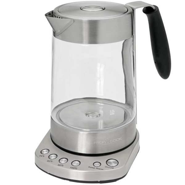 Электрочайник Profi Cook PC-WKS 1020 G (501020)