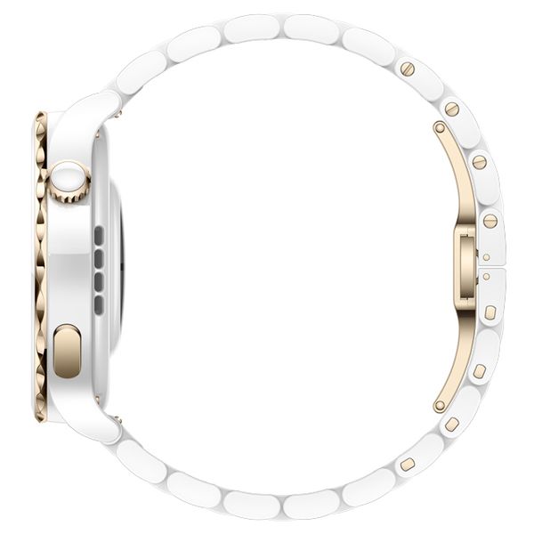 Смарт-часы HUAWEI GT 3 Pro Gold Bezel White Ceramic (FRG-B19)