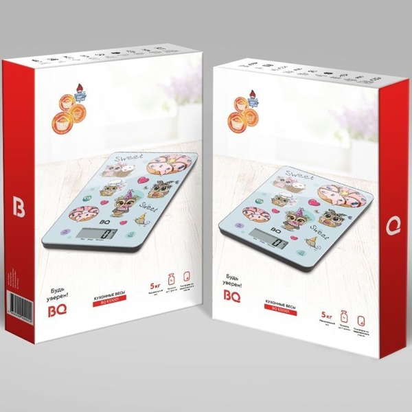 Весы кухонные BQ KS1001 Совы