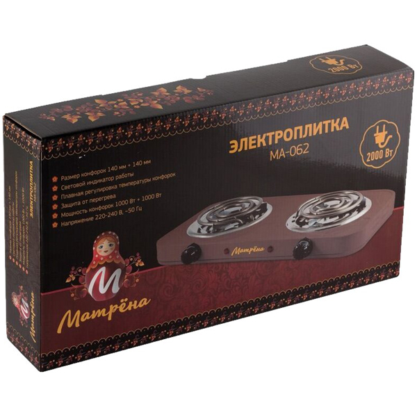 Настольная электрическая плита Матрёна МА-062