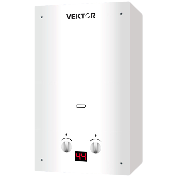 Газовая колонка Vektor eco белый