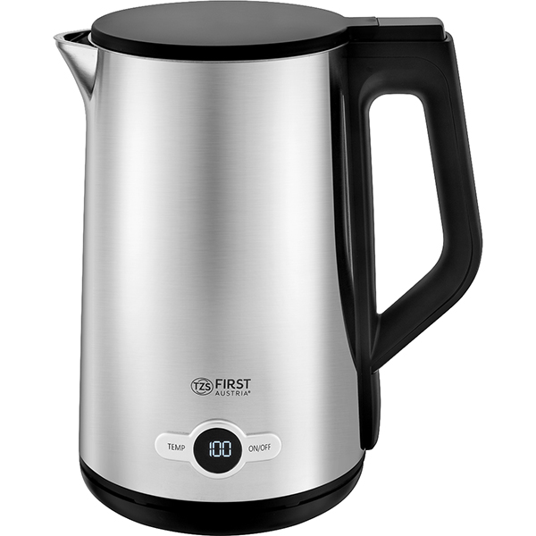 Электрочайник FIRST FA-5407-5 серебристый/черный