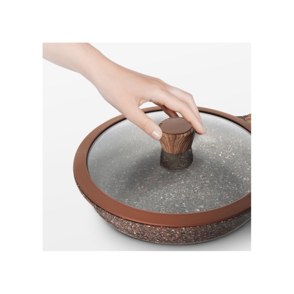 Крышка стеклянная Nadoba Greta 20см (751315)