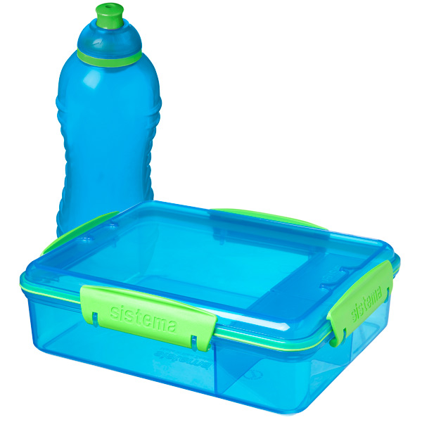 Набор контейнеров Sistema Lunch Pack 975мл Blue (41575)