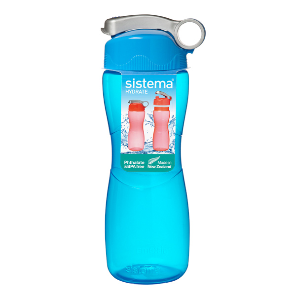 Бутылка для воды Sistema Hydrate Hourglass 645мл синий (590) фото
