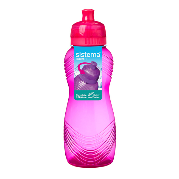 Бутылка для воды Sistema Hydrate Wave Bottle 600мл Red (600)