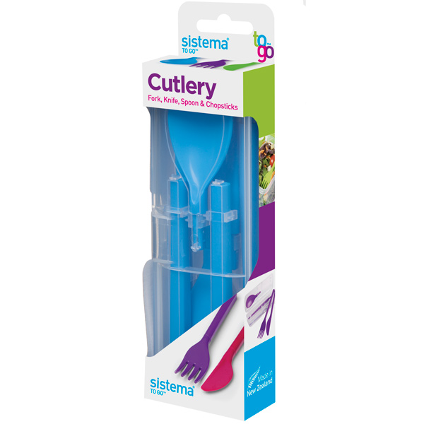 Набор столовых приборов Sistema TO-GO 1917 Blu