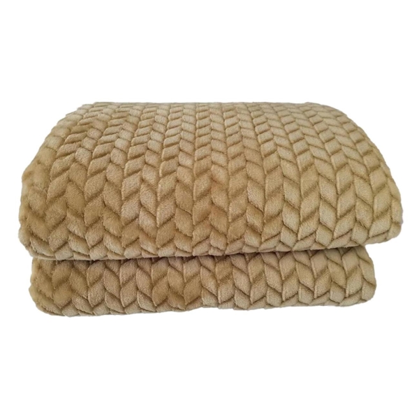 Плед ND Play Косички танжерин