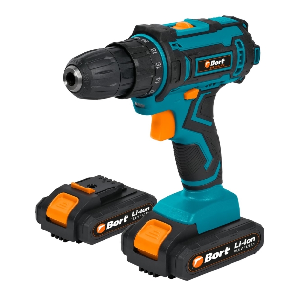 Шуруповерт аккумуляторный Bort BAB-16X2LI-FDK