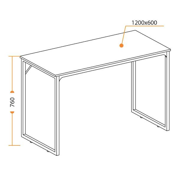 Стол компьютерный Tetchair WD-08 дуб