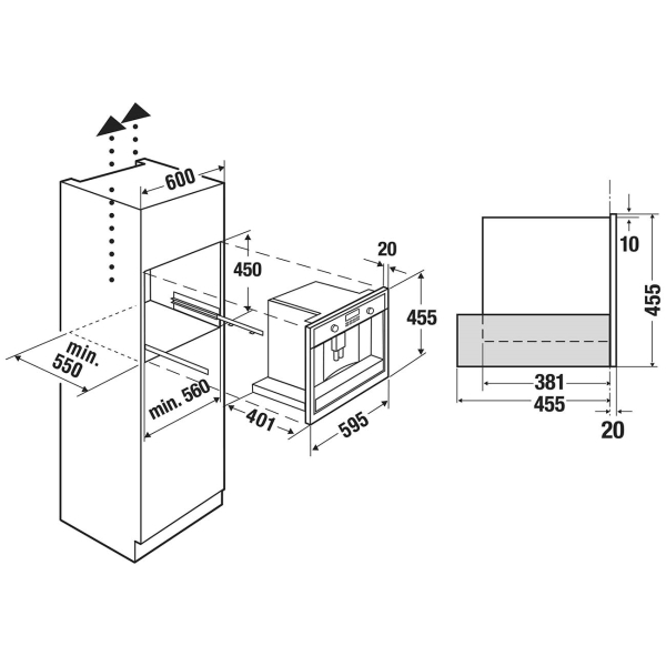 Встраиваемая кофемашина Kuppersbusch CKV 6550.0 G1 Stainless Steel