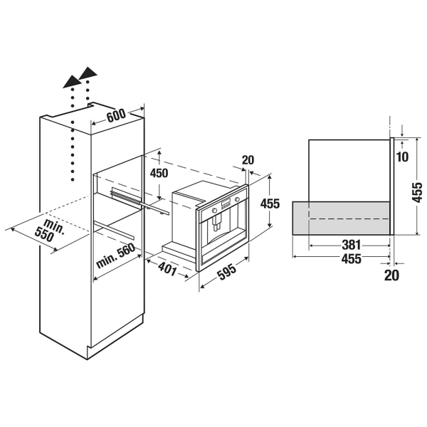 Встраиваемая кофемашина Kuppersbusch CKV 6550.0 G5 Black Velvet