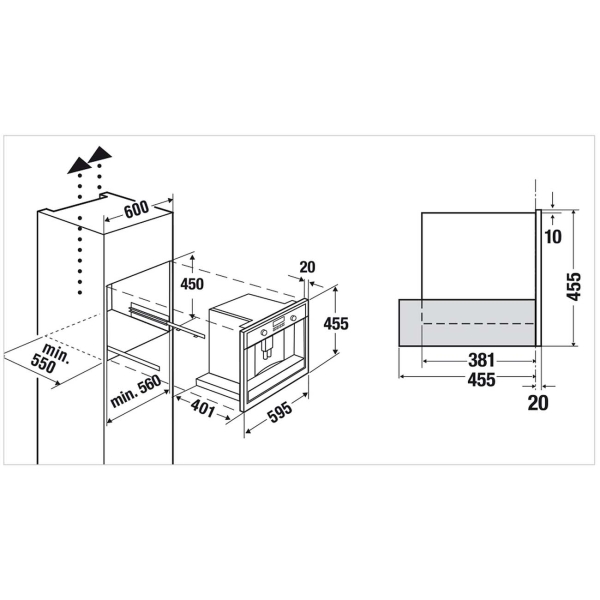 Встраиваемая кофемашина Kuppersbusch CKV 6550.0 W2 Black Chrome