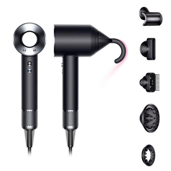 Фен Dyson Supersonic HD07 Black никель фото