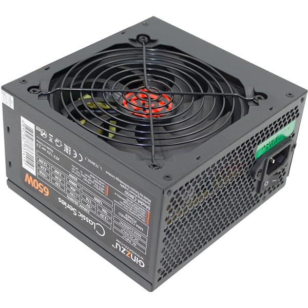 Блок питания Ginzzu CB650 12см