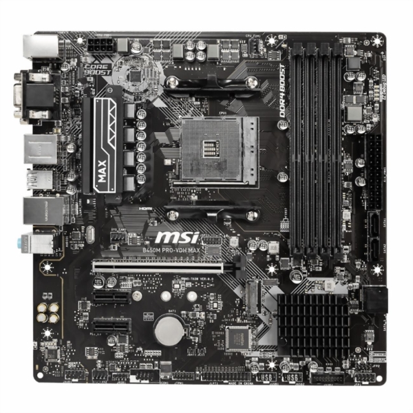 Материнская плата MSI B450M PRO-VDH MAX