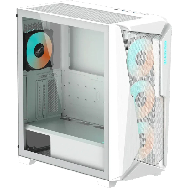 Корпус для компьютера GIGABYTE C301 Glass White V2 MidiTower (GB-C301GW)