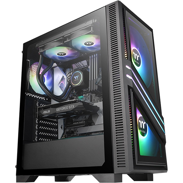 Корпус для компьютера Thermaltake Versa T35 TG RGB MidiTower (CA-1R7-00M1WN-00)