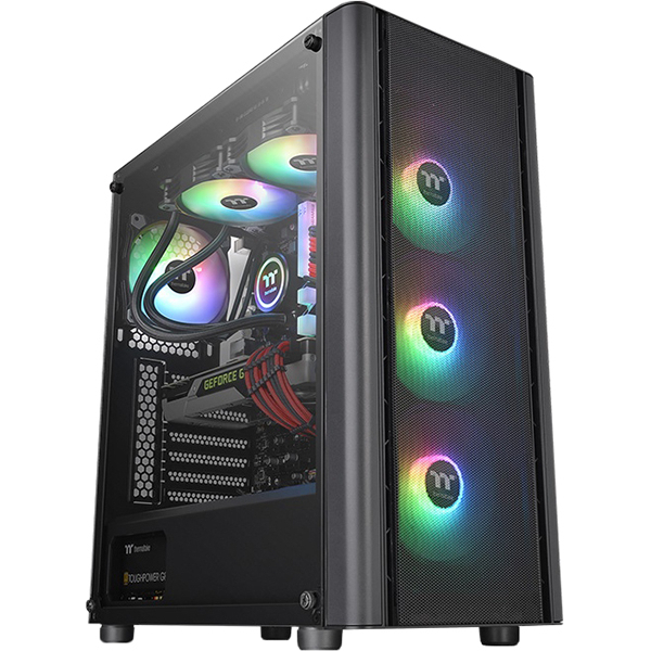 Корпус для компьютера Thermaltake V250 TG ARGB Air Black MidiTower (CA-1Q5-00M1WN-03)