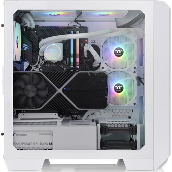Корпус для компьютера Thermaltake View 300 MX Snow White MidiTower (CA-1P6-00M6WN-00)