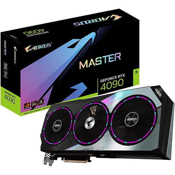 Видеокарта AORUS RTX4090 MASTER 24GB (GV-N4090AORUS M-24GD)