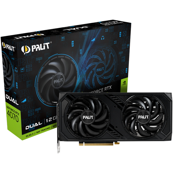 Видеокарта Palit RTX4070 DUAL 12GB (NED4070S19K9-1047D)