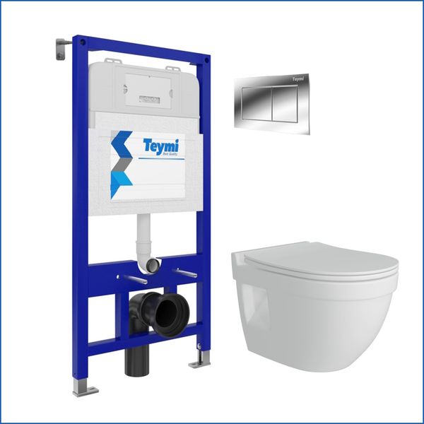 Унитаз Teymi T70011+T70012CH+T40806