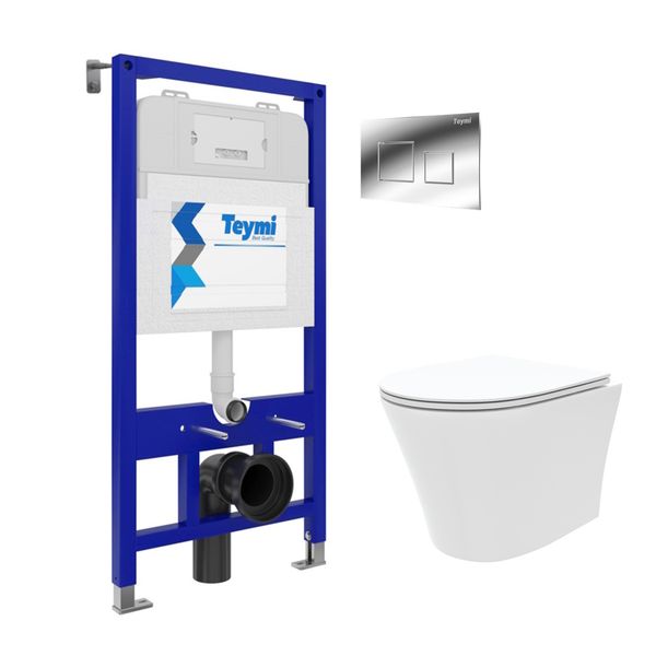 Унитаз Teymi T70011+T70701CH+T40802 фото