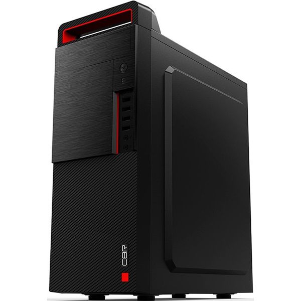 Корпус для компьютера Cbr ATX Miditower E191 Black PCC-ATX-E191-WPSU