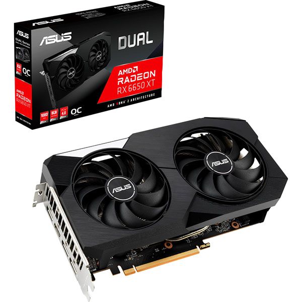 Видеокарта ASUS DUAL-RX6650XT-O8G фото