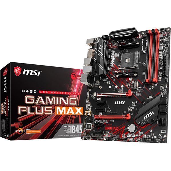 Материнская плата MSI B450 GAMING PLUS MAX фото