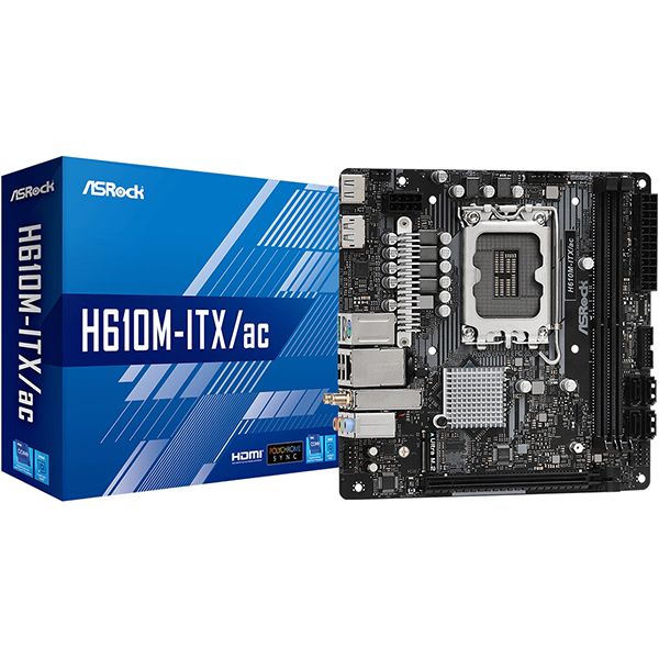 Материнская плата ASRock H610M-ITX/AC фото