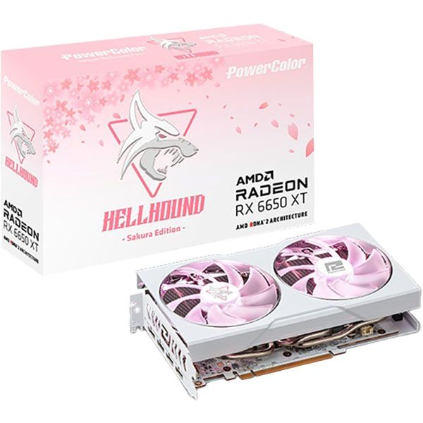 Видеокарта PowerColor RX 6650XT 8GB (AXRX 6650XT 8GBD6-3DHLV3/OC)