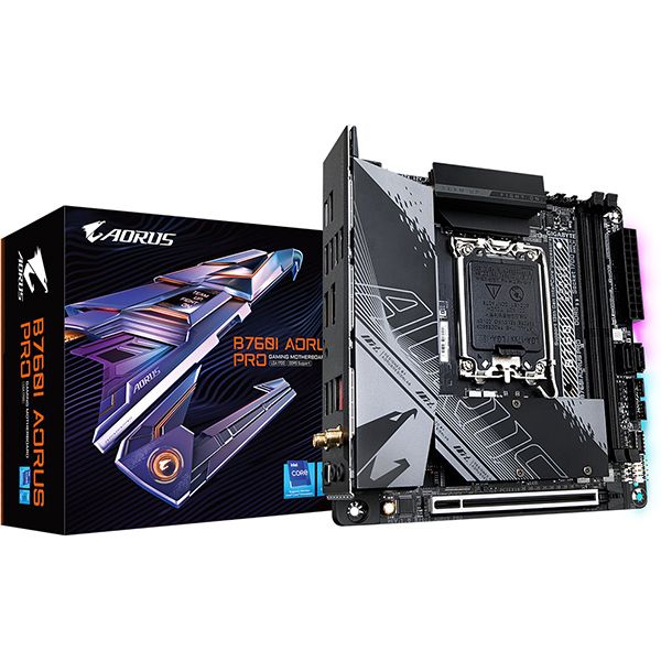 Материнская плата GIGABYTE B760I AORUS PRO фото