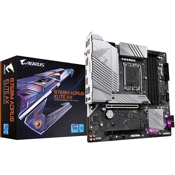 Материнская плата GIGABYTE B760M AORUS ELITE AX фото