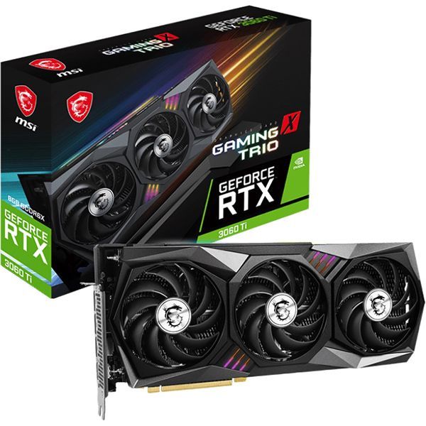 Видеокарта MSI GeForce RTX 3060 Ti GAMING X TRIO 8GD6X