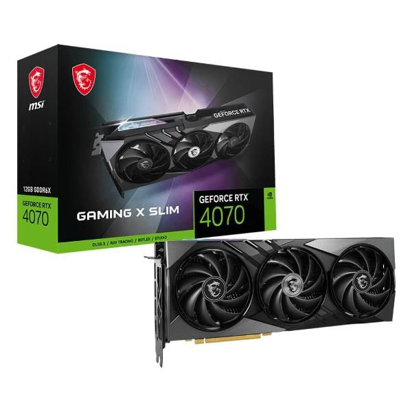 Видеокарта MSI NVIDIA GeForce RTX 4070 GAMING X SLIM 12GB