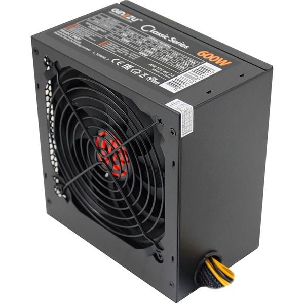 Блок питания Ginzzu CB600 12см